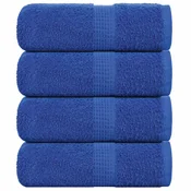 Vidaxl vidaXL Brisače, 4 kosi, modre, 30 x 30 cm, 100 % bombaž