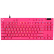 LOGITECH G PRO X TKL RAPID Gaming Keyboard - MAGENTA - US INTL - USB - EMEA28i-935 - LINEAR