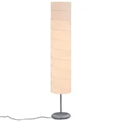 Vidaxl Stoječa svetilka s stojalom 121 cm bela E27