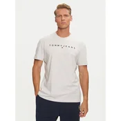 Tommy Jeans Majica Linear Logo DM0DM20744 Siva Regular Fit