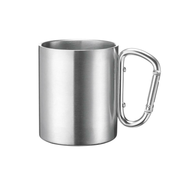WESTMARK Lonček Mug s karabinom 300 ml/inox, aluminij