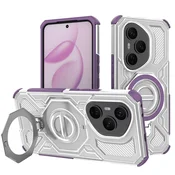 Hibridna maska Carbon Shield Pro za Honor 400 Pro - purple transparent