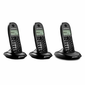 Bežični Telefon Motorola C1003LB+ Trio (3 Pcs) Plava Crna