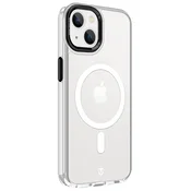 Ovitek Tactical Magsafe Magforce 2.0 za Apple iPhone 14, prozoren - črn
