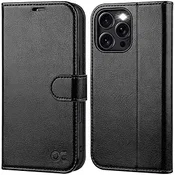 OCASE preklopni ovitek za iPhone 16 Pro Max – črna, RFID