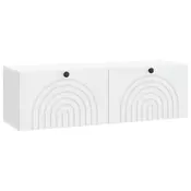 TV ormar za zid Zidne Bijela 98 x 31 x 30 cm Konstruirano drvo