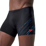 Speedo hyperboom v-cut aquashort black/blue s - uk32