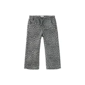 MANGO KIDS Kavbojke siva/črna