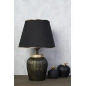 Opviq Stona lampa E27 Max 40W, Crno-Zlatna