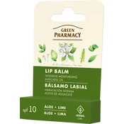 ELFA PHARM Balzam za ustnice z alojo in limeto Green Pharmacy 3,6 g