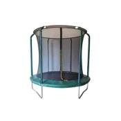 LEGONI trampolin AERO sa zaštitnom mrežom i ljestvama, 244cm -tamno zeleni