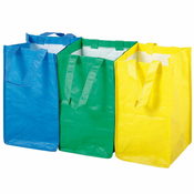 shumee Trpežne vrečke za ločevanje odpadkov, SET 3 x 21L