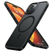 Premium maska Torras Guardian Magnetic za iPhone 15 Pro - crna