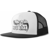 Ernie Ball 4159 Black with White Front and Black Eagle Logo Hat