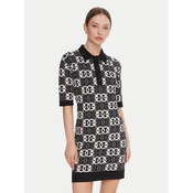 PINKO Obleka Nothing 106039 A2YD Črna Regular Fit