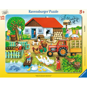 Ravensburger slagalica Na farmi 15 komada (6020)