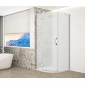 TRINITY CHROME kvadrantna tuš kabina 900x900mm, mat steklo, levo - 90x90 cm - Gelco - TRINITY - 36 - Kvadrantne tuš kabine - 900 - 2000 - 900 - 8 - 14