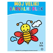Mladinska Knjiga Moj veliki barvalni blok 2-3 leta