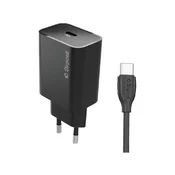 Digicell Icon Super Fast Charger Set Type-C PD 25W punjac - Black