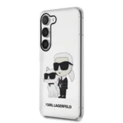 KARL LAGERFELD KLHCS23MHNKCTGT za Samsung Galaxy S23 Plus 5G prozoren ovitek z bleščicami - Glitter IML NFT Full Bodies