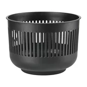 Črn plastičen koš za perilo 35 l Ume – Zone