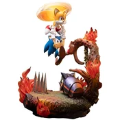 Figura iz smole First4Figures Sonic the Hedgehog – Sonic and Tails - 51 cm