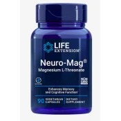 Life Extension Neuro-Mag Magnesium L-Threonate (magnezijev L-treonat), 90 rastlinskih kapsul