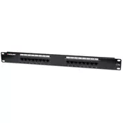 Intellinet Cat5e Patch Panel, 16-Port, UTP, 1U (513548)