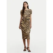 LAUREN RALPH LAUREN Cocktail obleka 200973604001 Bež Slim Fit