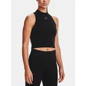 Under Armour Top UA Rush Seamless Crop Top-BLK - Womens