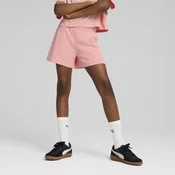 Womens Puma ESS Small No. 1 Logo Shorts Youth, Pink, Size 9-10Y, Clothing