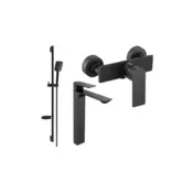 Mexen Alexa DS62 set za prhanje, črn - 71214DS62-70
