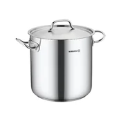 Stainless steel cooking pot, with lid, 18cm/4.3L, Proline Gastro - K