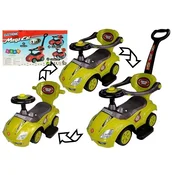 Otroški guralnik Mega Car 3v1 - rumena