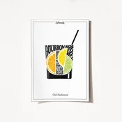 Wallity Poster Old Fashioned-2051, 21x29,7 cm