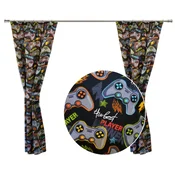 shumee KOMPLET zaves za igralno sobo GAME GAMEING ROOM PLAYER podloge višina 150