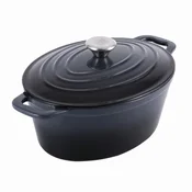 CS Kochsysteme Litoželezna pekač z pokrovom Xanten 36 x 28 cm, črna