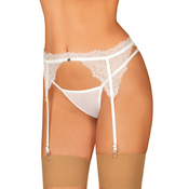 Obsessive Bianelle Garter Belt White L/XL