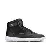 Barefoot superge Barebarics Zing - High Top - črno-bele - usnje - 36