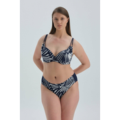 Dagi mornarsko modro Bikini dno visokega pasu