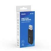 Savio AK-63 USB 2.0 crni citac kartica (AK-63)