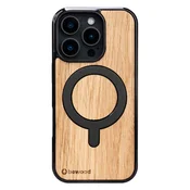 shumee Lesen ovitek Bewood za iPhone 16 Pro hrast z MagSafe
