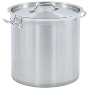 Vidaxl Lonec za juho 35 L 36x36 cm nerjaveče jeklo