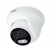 Planet ICA-4480F H.265 4 Mega-pixel Full Color Dome IP Camera:Color Day and Night, supports Warm light LED 4000K up to 25m, Smart IR, 3.6mm Lens, H.265(+)/H.264(+)