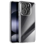 AVIZAR Ovitek za Xiaomi Redmi Note 14 4G iz mehkega silikona, odporen na udarce, Prozorno, (5000011916)