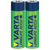 VARTA NIMH akumulatorska baterija VARTA LONGLIFE, TIPA AA, 800 MAH, 1,2 V, 2 KOSA, HR6, HR06, CE