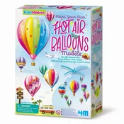 Northix 4M Kidzmaker Diy Set Pobarvajte svoje balone na vroč zrak Mobile
