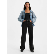Levis® Jeans hlače Ribcage A6081-0001 Črna Wide Leg