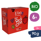 Ellas Kitchen BIO RED ONE vocni pire s jagodama (5x90 g)