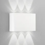 INTEC LED zunanja stenska svetilka KLEIN, bela, širina 16 cm, plastika - Sodobni